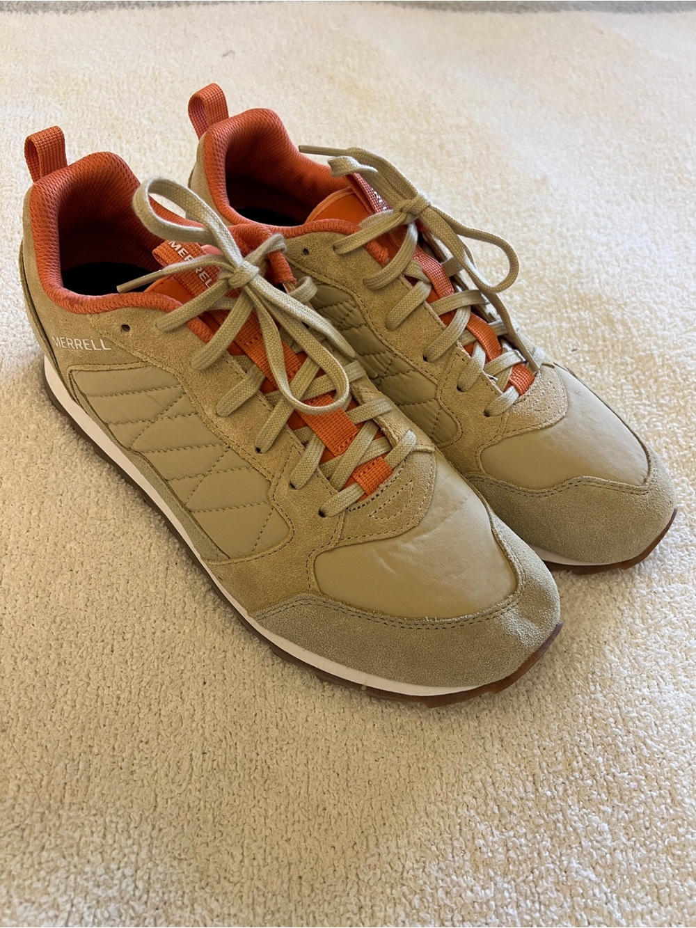 Merrell Alpine Sneaker Khaki Agave Men’s 11 J004839 Suede Retro